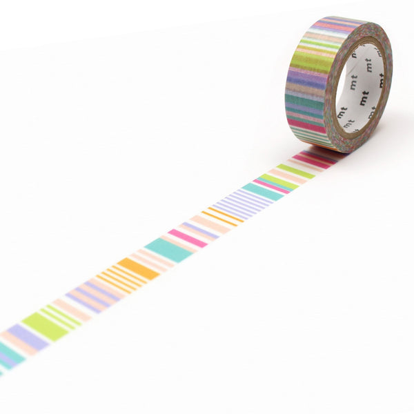 画像をギャラリービューアに読み込む, MT Deco Washi Tape Multi Border Pastel, MT Tape, Washi Tape, mt-deco-washi-tape-multi-border-pastel, 7m, Cityluxe