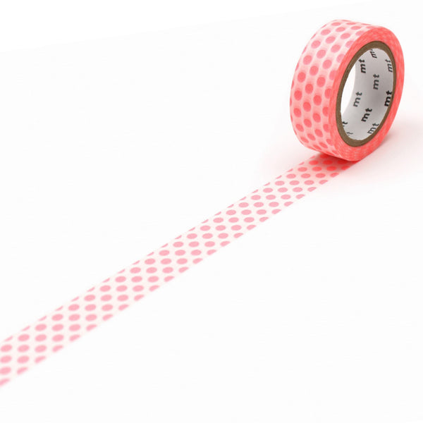 Load image into Gallery viewer, MT Deco Washi Tape Dot Shocking Red, MT Tape, Washi Tape, mt-deco-washi-tape-dot-shocking-red, 7m, Cityluxe