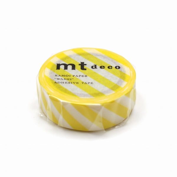 将图片加载到图库查看器,MT Deco Washi Tape Stripe Lemon, MT Tape, Washi Tape, mt-deco-washi-tape-stripe-lemon, 7m, Cityluxe