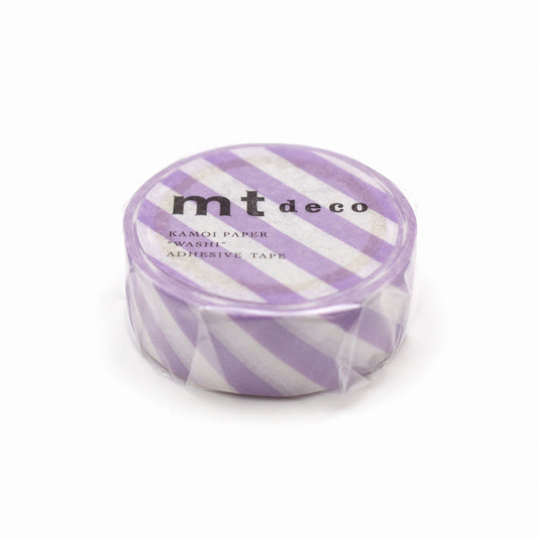 이미지를 갤러리 뷰어에 로드 , MT Deco Washi Tape Stripe Lilac 2, MT Tape, Washi Tape, mt-deco-washi-tape-stripe-lilac-2, 7m, Cityluxe