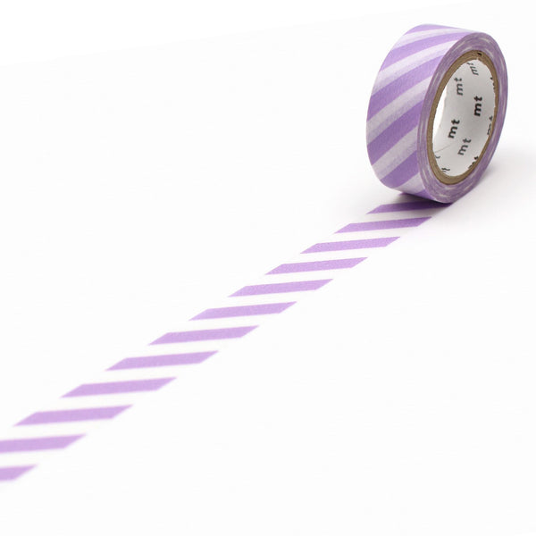 이미지를 갤러리 뷰어에 로드 , MT Deco Washi Tape Stripe Lilac 2, MT Tape, Washi Tape, mt-deco-washi-tape-stripe-lilac-2, 7m, Cityluxe