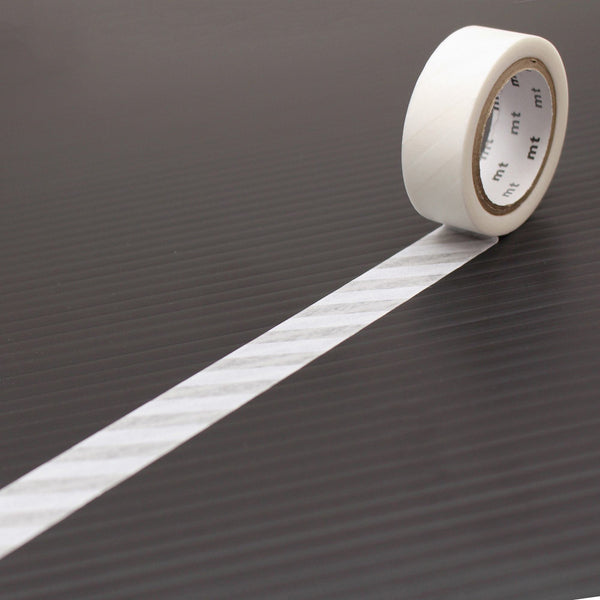 画像をギャラリービューアに読み込む, MT Deco Washi Tape Stripe White, MT Tape, Washi Tape, mt-deco-washi-tape-stripe-white, 7m, Cityluxe