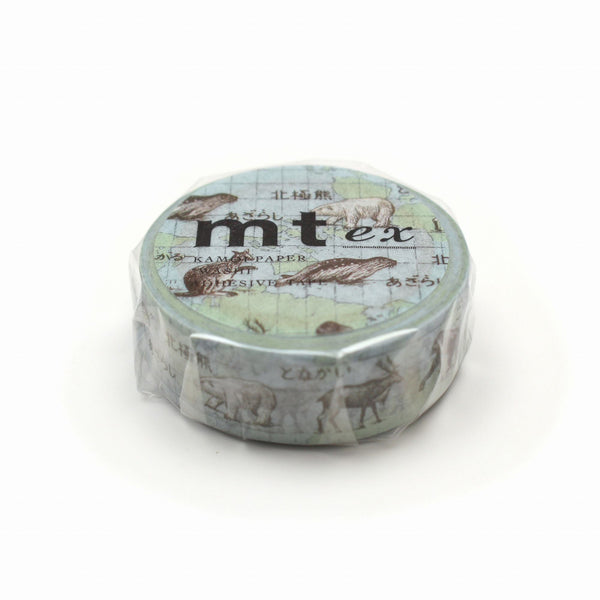将图片加载到图库查看器,MT EX Washi Tape World Animals, MT Tape, Washi Tape, mt-ex-washi-tape-world-animals, mt2021aw, Cityluxe