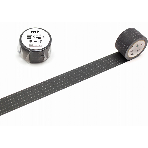 将图片加载到图库查看器,MT Write And Draw Washi Tape - Black Dotted Line