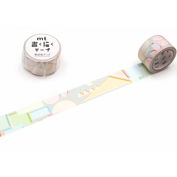 이미지를 갤러리 뷰어에 로드 , MT KakuKaku Write And Draw Washi Tape - Geometry