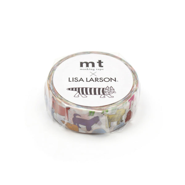 이미지를 갤러리 뷰어에 로드 , MT x Lisa Larson Washi Tape Colorful Dog, MT Tape, Washi Tape, mt-x-lisa-larson-washi-tape-colorful-dog, mt2022ss, Cityluxe