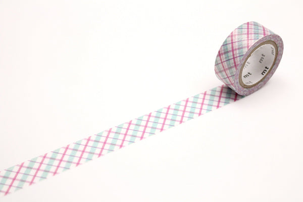 이미지를 갤러리 뷰어에 로드 , MT Fab Washi Tape Check Purple, MT Tape, Washi Tape, mt-fab-pearl-tape-check-purple, mt, MT2019SS, washi tape, Cityluxe