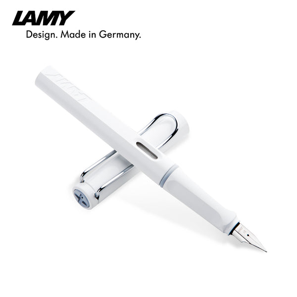 将图片加载到图库查看器,Lamy Safari Fountain Pen White, Lamy, Fountain Pen, lamy-safari-fountain-pen-white, can be engraved, safari, Safari Fountain Pen, White, Z27, Cityluxe