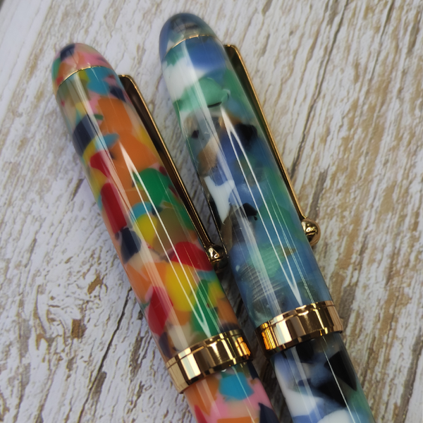 Load image into Gallery viewer, Onishi Seisakusho Fountain Pen Origami - 2022 Limited Edition, Onishi, Fountain Pen, onishi-handmade-fountain-pen-origami-2022-limited-edition, 2022, Bullet Journalist, can be engraved, Fountain Pen, Hand made, Limited Edition, New December, Pen Lovers, Cityluxe