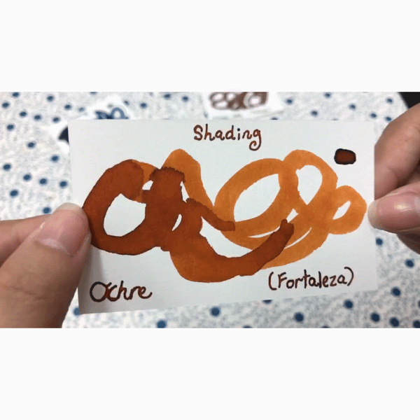 Load image into Gallery viewer, Vinta Inks 30ml Ink Bottle Ochre (Fortaleza 1797), Vinta Inks, Ink Bottle, vinta-inks-30ml-ink-bottle-ochre-fortaleza-1797, Brown, Inktober22, shading, Cityluxe