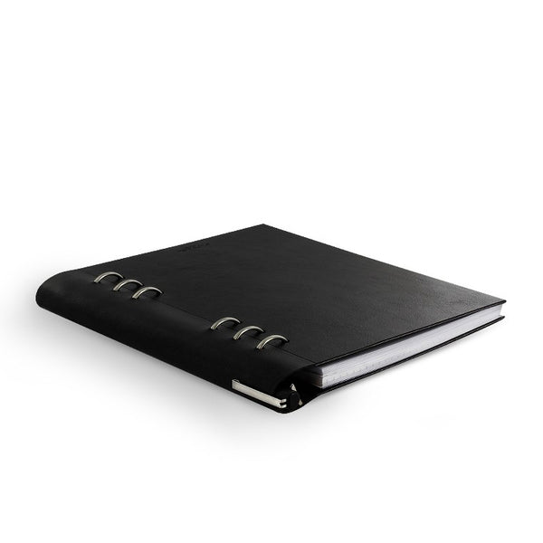 画像をギャラリービューアに読み込む, Filofax A5 Clipbook Classic Black, FILOFAX, Notebook, filofax-a5-clipbook-classic-black, Black, Ruled, Cityluxe