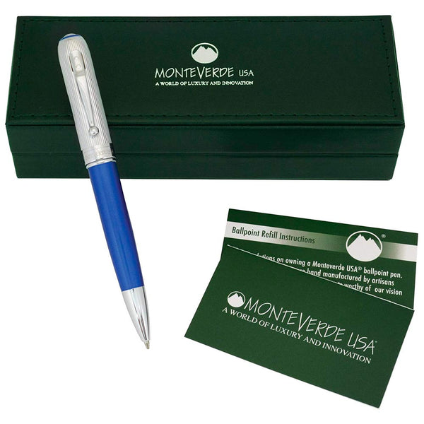 将图片加载到图库查看器,Monteverde Rodeo Drive Ballpoint Pen Blue Stardust, Monteverde, Ballpoint Pen, monteverde-rodeo-drive-ballpoint-pen-blue-stardust, Blue, can be engraved, Monteverde Rodeo, Cityluxe