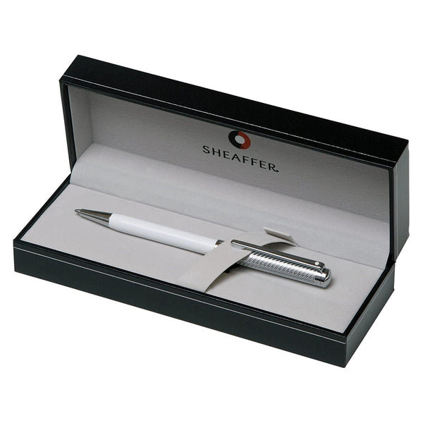 将图片加载到图库查看器,Sheaffer Intensity White Barrel Ballpoint Pen, Sheaffer, Ballpoint Pen, sheaffer-intensity-white-barrel-ballpoint-pen, can be engraved, Cityluxe