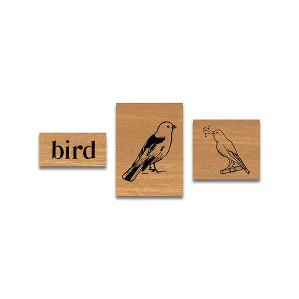 Load image into Gallery viewer, Cavallini Rubber Stamp In Tin Birds, Cavallini, Stamp, cavallini-rubber-stamp-in-tin-birds, , Cityluxe