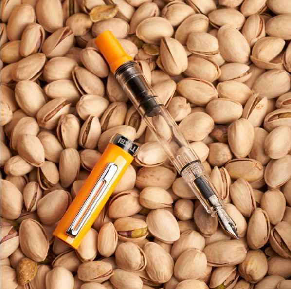 Load image into Gallery viewer, TWSBI ECO-T Fountain Pen Saffron, TWSBI, Fountain Pen, twsbi-eco-t-fountain-pen-saffron, can be engraved, Eco-T, Fountain Pen, New February, Saffron, TWSBI, Yellow, Cityluxe