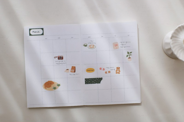 이미지를 갤러리 뷰어에 로드 , Suatelier Daily Deco Stickers - Sticker Small Happiness