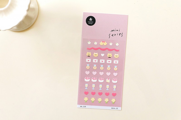 将图片加载到图库查看器,Suatelier Sticker Mini Series - Deco.12 Wedding