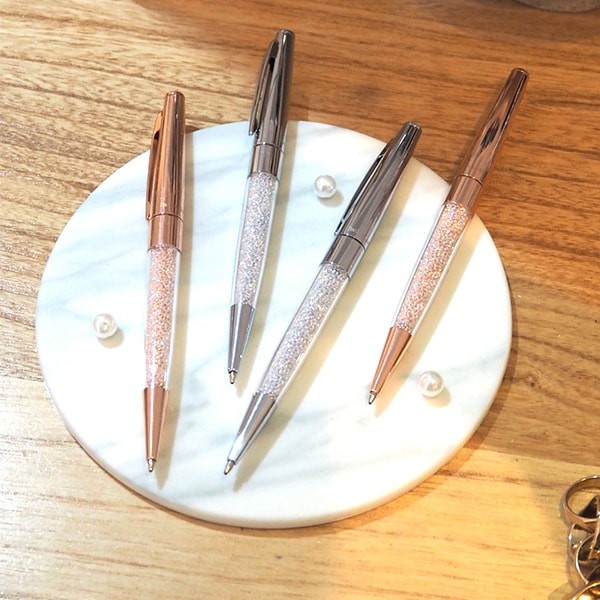 将图片加载到图库查看器,Helen Kelly Sparkle Pen Rose Gold, Helen Kelly, Ballpoint Pen, helen-kelly-sparkle-pen-rose-gold, can be engraved, For Students, Gold, pen under $30, sparkle pen, Cityluxe