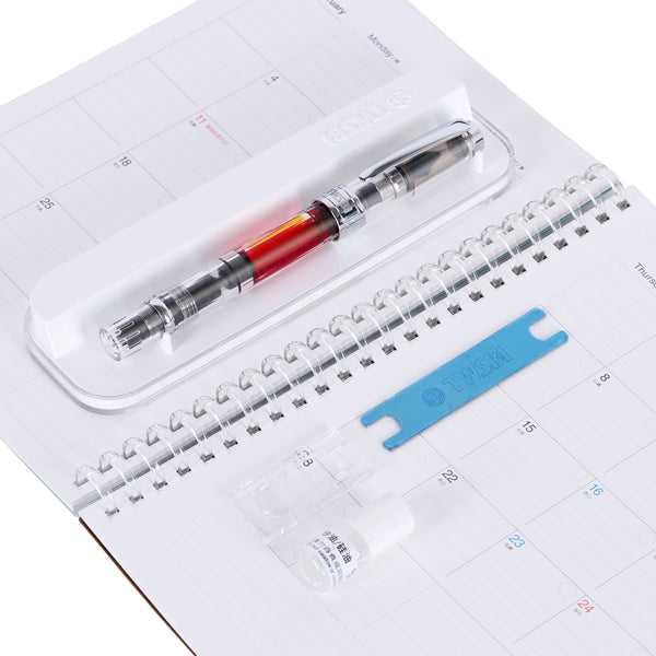 画像をギャラリービューアに読み込む, TWSBI Diamond 580 Fountain Pen Clear, TWSBI, Fountain Pen, twsbi-diamond-580-fountain-pen-clear-extra-fine, Bullet Journalist, can be engraved, Clear, demonstrator, Pen Lovers, TWSBI Diamond 580, Cityluxe