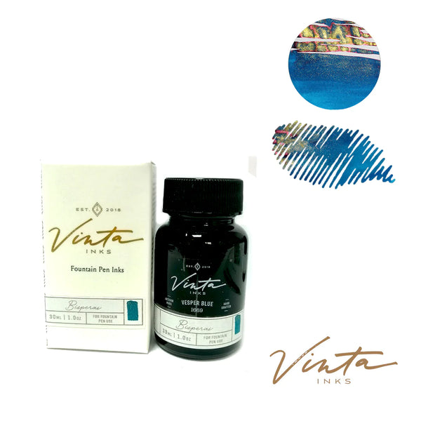 画像をギャラリービューアに読み込む, Vinta Inks 30ml Ink Bottle Vesper Blue (Bisperas 1669), Vinta Inks, Ink Bottle, vinta-inks-30ml-ink-bottle-vesper-blue-bisperas-1669, Blue, Blue Ink, Christmas, Ink Bottle, Vinta, Vinta Inks, Cityluxe