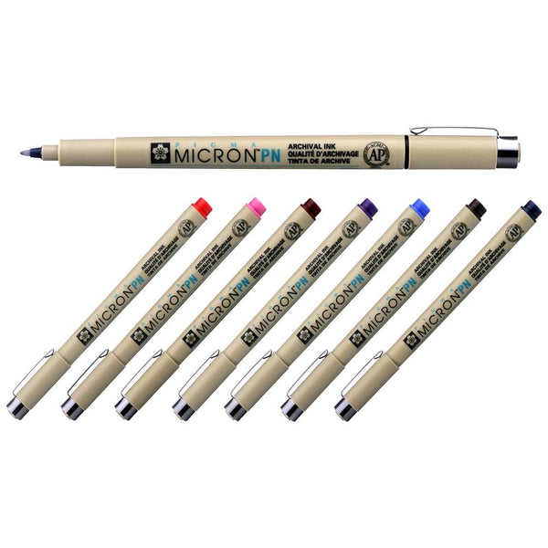 Load image into Gallery viewer, Sakura Pigma PN Set of 8, Sakura, Markers & Felt Tip Pens, sakura-pigma-pn-set-of-8, Multicolour, Sakura Pen, Sakura Pigma, Cityluxe