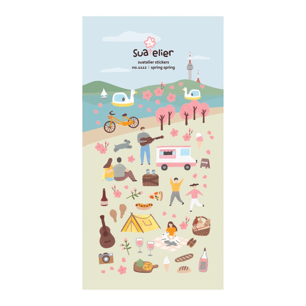 画像をギャラリービューアに読み込む, Suatelier Spring Spring Sticker, Suatelier, Sticker, suatelier-spring-spring-sticker, , Cityluxe