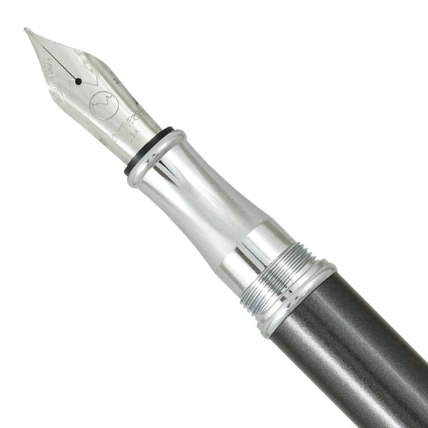 Load image into Gallery viewer, Monteverde Rodeo Drive Fountain Pen Metallic Black Chrome, Monteverde, Fountain Pen, monteverde-rodeo-drive-fountain-pen-metallic-black-chrome, Black, can be engraved, Monteverde Rodeo, Cityluxe