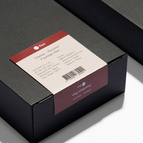 画像をギャラリービューアに読み込む, Ystudio Classic Revolve Fountain Pen Red, Ystudio, Fountain Pen, ystudio-classic-revolve-fountain-pen-red, can be engraved, Red, Cityluxe