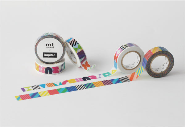 Load image into Gallery viewer, MT x Kapitza Washi Tape Kapitza - Multistripe, MT Tape, Washi Tape, mt-x-kapitza-multistripe-washi-tape, For Crafters, MTEX, washi tape, Cityluxe