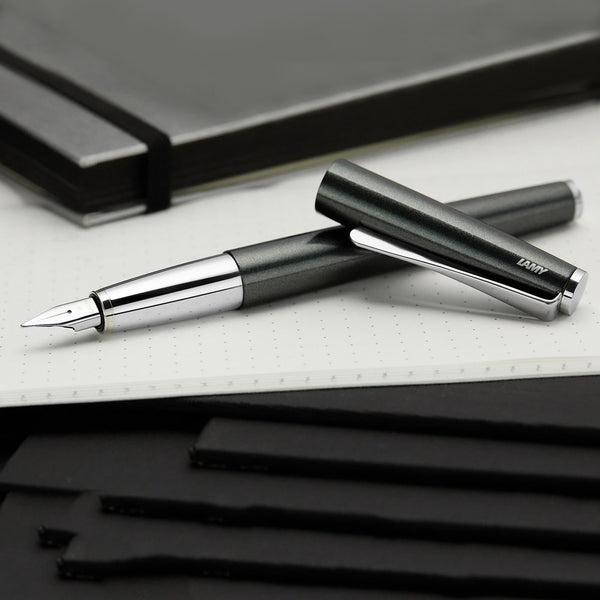 Load image into Gallery viewer, Lamy Studio Fountain Pen Black Forest (Special Edition 2021), Lamy, Fountain Pen, lamy-studio-fountain-pen-black-forest-special-edition-2021, can be engraved, Green, lamy studio 2021, studio, Z27, Cityluxe