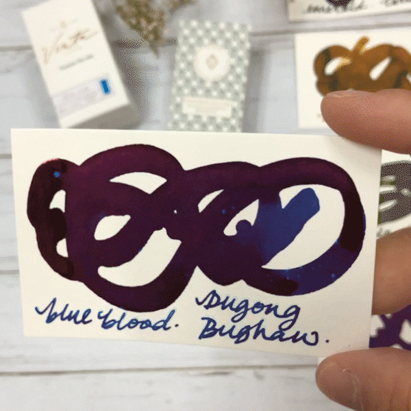 Load image into Gallery viewer, Vinta Inks 30ml Ink Bottle Blue Blood (Dugong Bughaw 1521), Vinta Inks, Ink Bottle, vinta-inks-30ml-ink-bottle-blue-blood-dugong-bughaw-1521, Blue, Inktober22, sheening, Cityluxe