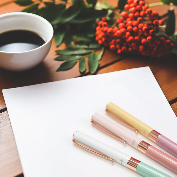 Load image into Gallery viewer, Helen Kelly Candy Pen Strawberry Caramel, Helen Kelly, Ballpoint Pen, helen-kelly-candy-pen, can be engraved, For Students, pen under $30, Red, Cityluxe