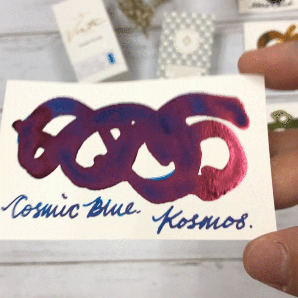 将图片加载到图库查看器,Vinta Inks 30ml Ink Bottle Cosmic Blue, Shimmer (Kosmos 1955), Vinta Inks, Ink Bottle, vinta-inks-30ml-ink-bottle-cosmic-blue-shimmer, Blue, Inktober22, shimmering, Cityluxe