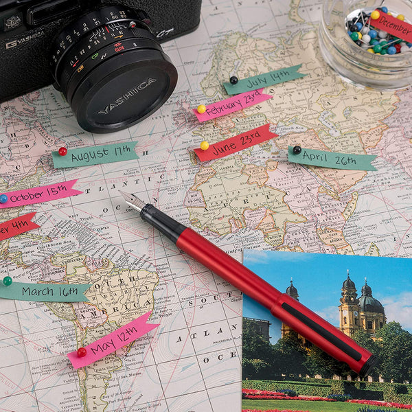 Load image into Gallery viewer, Pilot Explorer Fountain Pen, PILOT, Fountain Pen, pilot-explorer-fountain-pen, Blue, can be engraved, Green, Grey, Pink, Red, Cityluxe