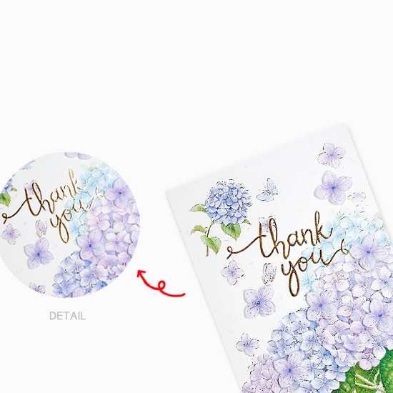 이미지를 갤러리 뷰어에 로드 , D'Won Card Thank You Hydrangea, D'Won, Greeting Cards, dwon-card-thank-you-hydrangea, , Cityluxe