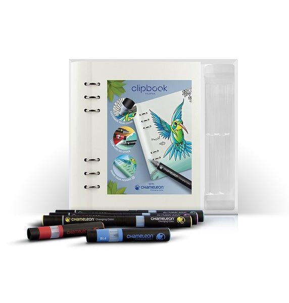 将图片加载到图库查看器,Filofax Filofax A5 Classic Monochrome White With Chameleon Pens Set, FILOFAX, Notebook, filofax-filofax-a5-classic-monochrome-white-with-chameleon-pens-set, Notebook, Ruled, White, Cityluxe