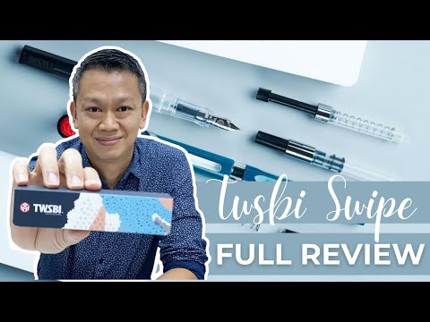 在图库查看器中加载和播放视频,TWSBI SWIPE Fountain Pen Smoke