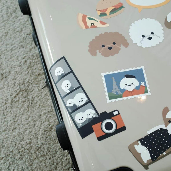 이미지를 갤러리 뷰어에 로드 , Suatelier Travel Luggage Sticker Pack - Let's Go On A Trip