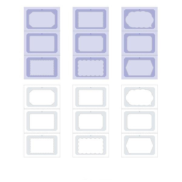 Load image into Gallery viewer, Midori Stickers Book For Paintable Rotating Stamp - Cold Colors