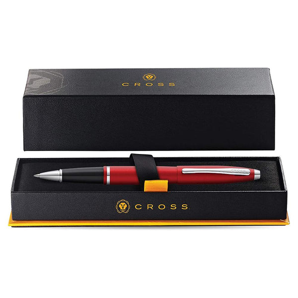 Load image into Gallery viewer, Cross Calais Matte Metallic Crimson Rollerball Pen, Cross, Rollerball Pen, cross-calais-matte-metallic-crimson-rollerball-pen, can be engraved, Cross New Jul, Red, Cityluxe
