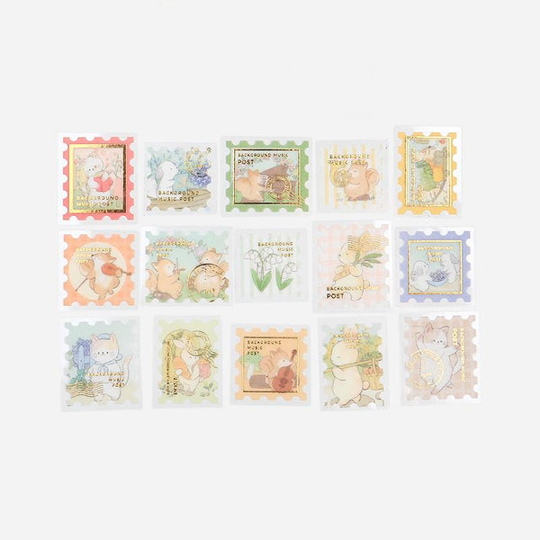 이미지를 갤러리 뷰어에 로드 , BGM Post Office Animal Forest Flakes Seal, BGM, Flakes Seal, bgm-post-office-animal-forest-flakes-seal, BGM, Flakes Seal, New 2023, New January, Cityluxe