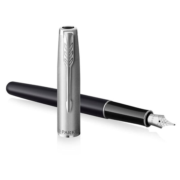 将图片加载到图库查看器,Parker Sonnet Essentials Fountain Pen Black CT - Medium, Parker, Fountain Pen, parker-sonnet-essentials-fountain-pen-black-ct-medium, Black, Fountain Pen, Medium, Parker, Sonnet, Cityluxe
