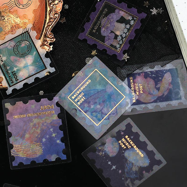 画像をギャラリービューアに読み込む, BGM Post Office Night Pictorial Book Flakes Seal, BGM, Flakes Seal, bgm-post-office-night-pictorial-book-flakes-seal, BGM, Flakes Seal, New 2023, New January, Cityluxe