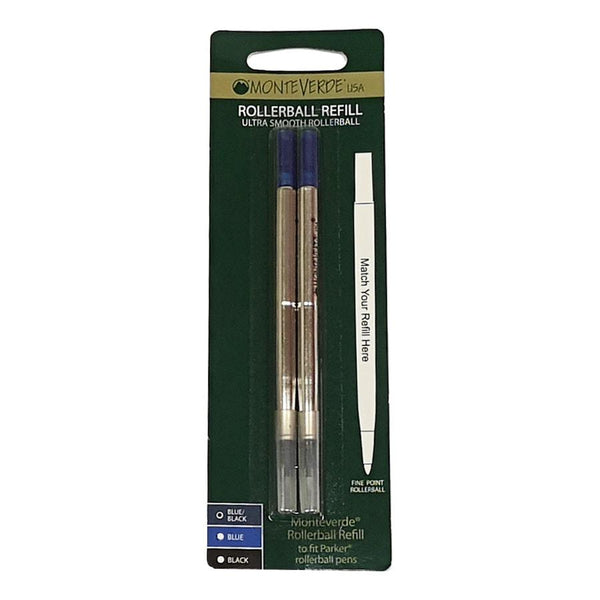 Load image into Gallery viewer, Monteverde Refill To Fit Parker Rollerball Pen, Pack of 2, Monteverde, Rollerball Pen Refill, monteverde-refill-to-fit-parker-rollerball-pen-2-pack, , Cityluxe