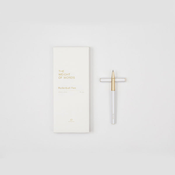画像をギャラリービューアに読み込む, Ystudio Classic Revolve Rollerball Pen - White