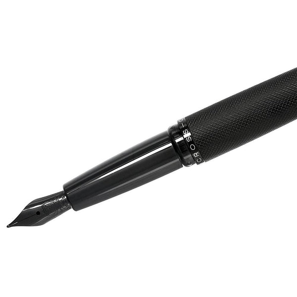 Load image into Gallery viewer, Cross ATX Brushed Black Fountain Pen, Cross, Fountain Pen, cross-atx-brushed-black-fountain-pen, ATX, Black, can be engraved, Cross New Jul, Fountain Pen, Cityluxe