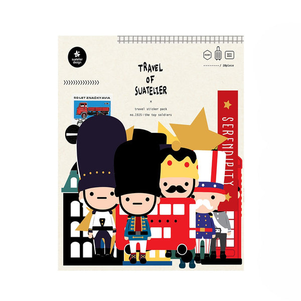 画像をギャラリービューアに読み込む, Suatelier Travel Luggage Sticker Pack - Toy Soldiers