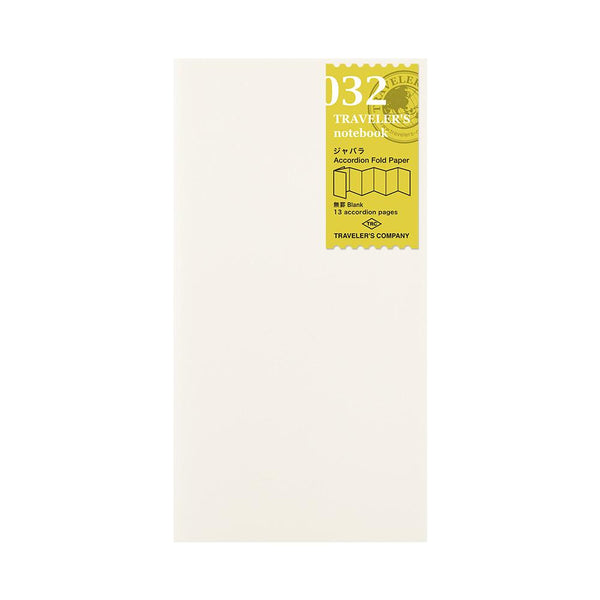 이미지를 갤러리 뷰어에 로드 , TRAVELER'S notebook Refill Accordion Fold Paper (Regular Size)
