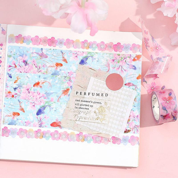 Load image into Gallery viewer, BGM Sakura Watercolor Masking Tape, BGM, Masking Tape, bgm-sakura-watercolor-masking-tape, BGM, Masking Tape, New January, Spring, Cityluxe