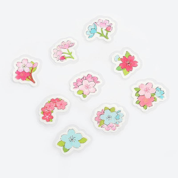 将图片加载到图库查看器,BGM Sakura Colorful Flakes Seal, BGM, Flakes Seal, bgm-sakura-colorful-flakes-seal, BGM, Flakes Seal, New January, Pink, Sakura, Cityluxe